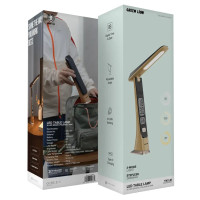 Green Lion Led Table Lamp - Wooden